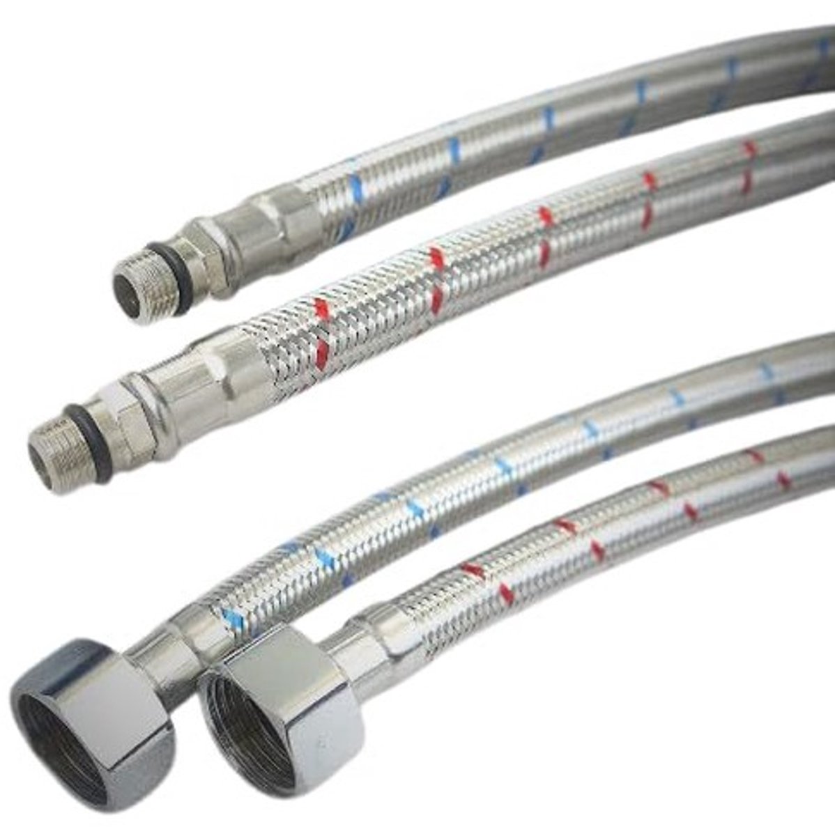 Flexibele Slangverbinding voor Kranen - 1/2 x M 10x1 - 350mm