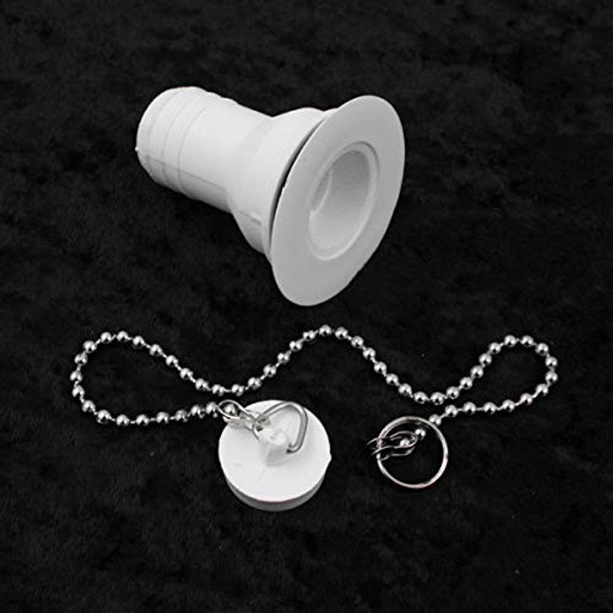 Afvoer Set voor Wasbak - 25 mm Diameter - Wit