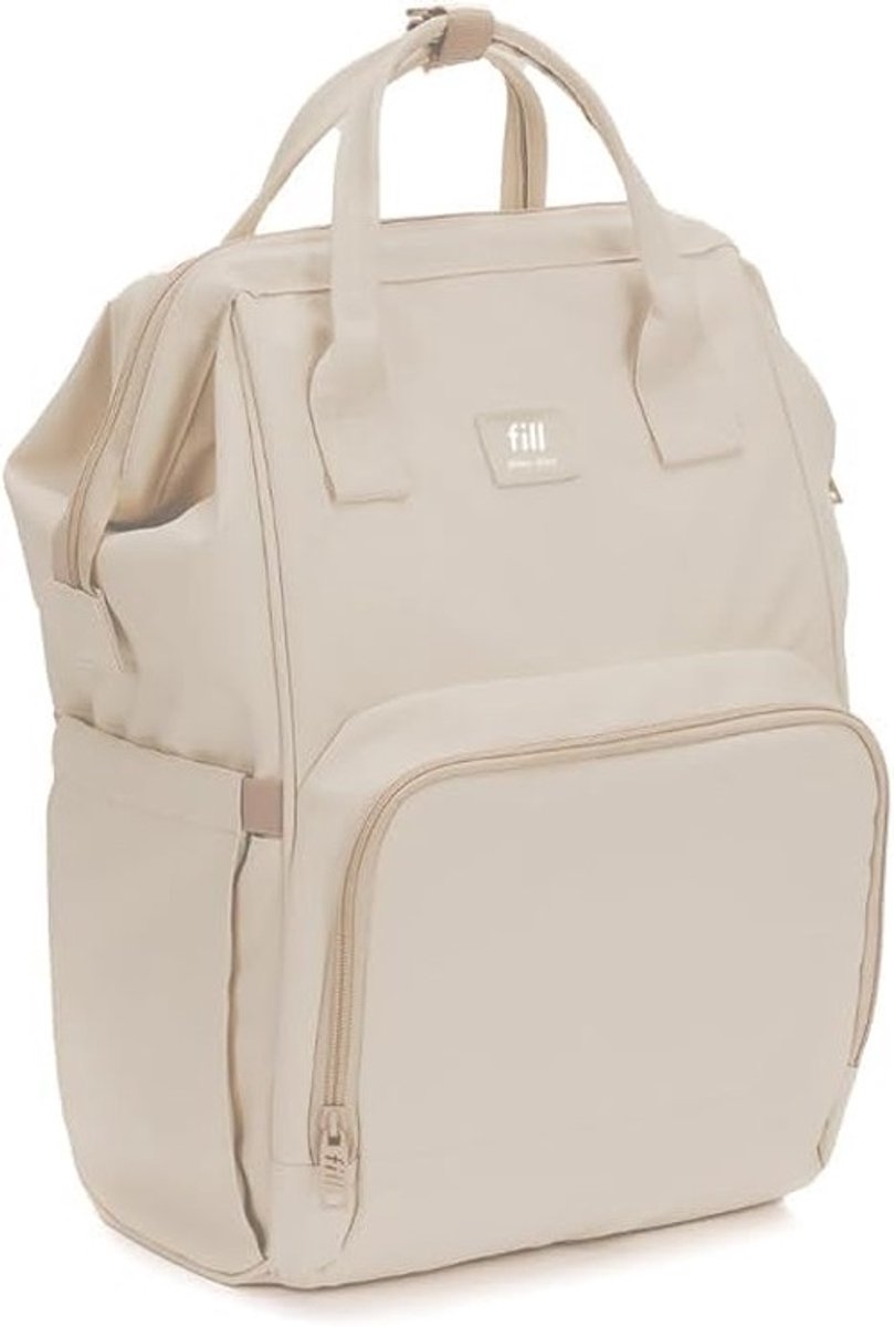Rugzak voor luiers met variabele opbergruimte - Beige
