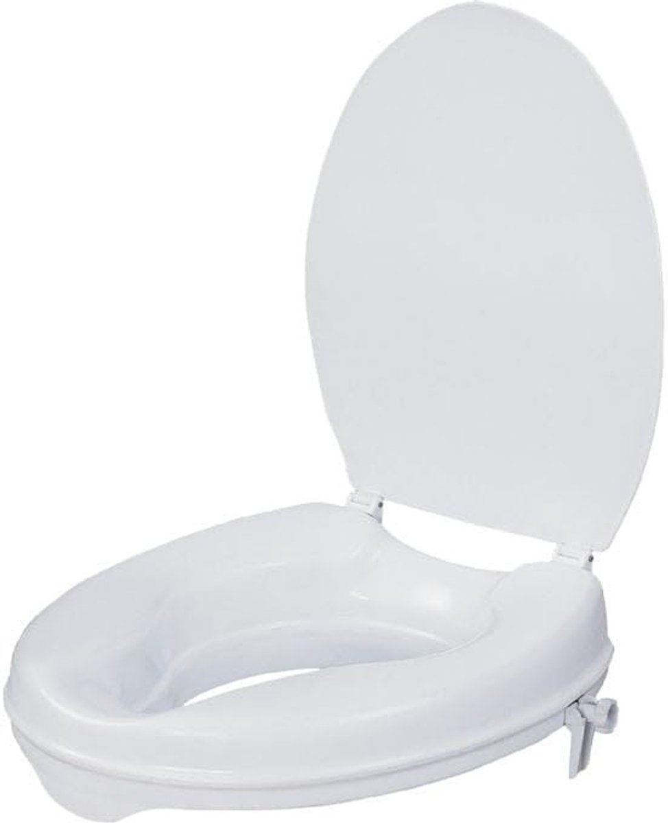 Toiletverhoger - Verhoogt met 14 cm - Wit