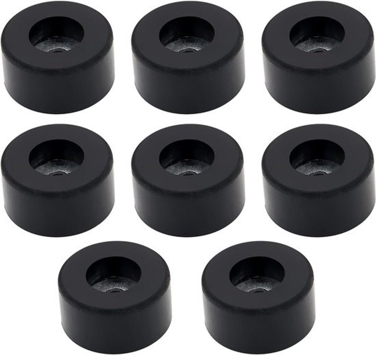 Antivibratie Voet Pads - Rubberen Bumper - Trillingsreductie - Vervangt 192310GS - 1.5 inch D x 0.75 inch H - Zwart
