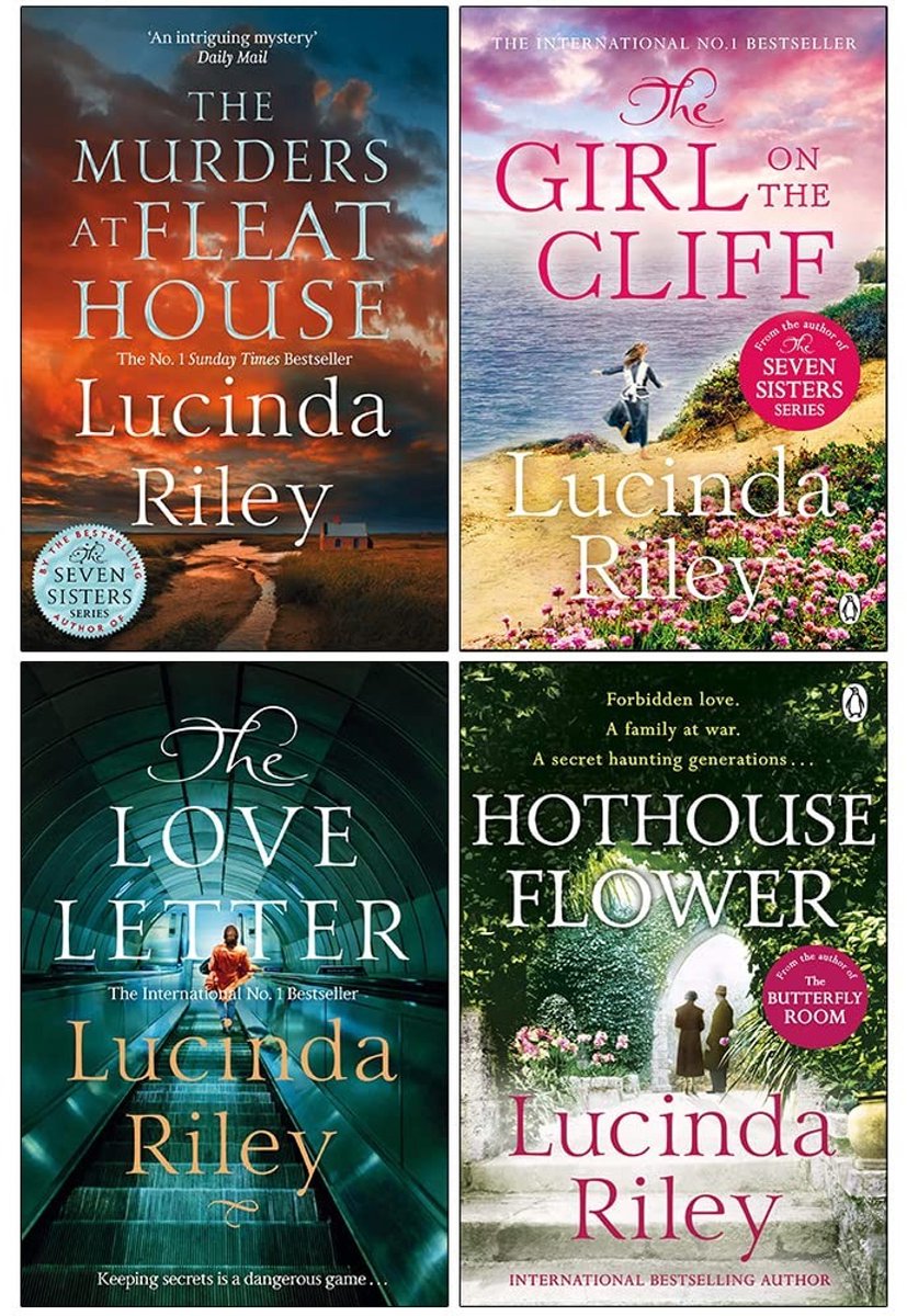 Boekenset 4 Boeken - Spannende Verhalen van Lucinda Riley