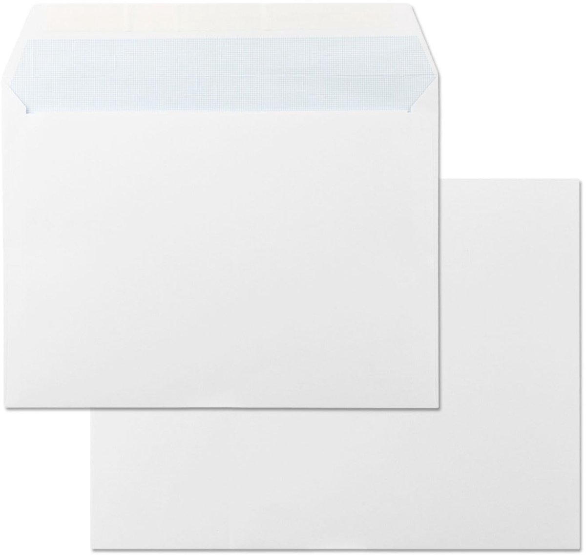 Papieren Enveloppen - Wit, 176 x 231 mm - 500 Stuks