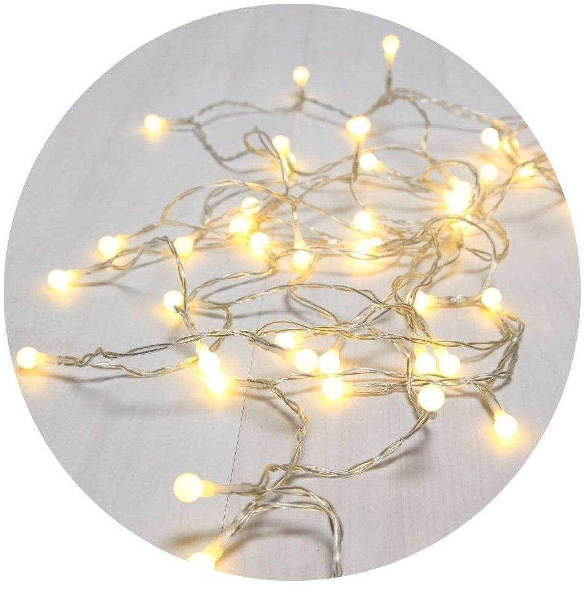 LED Lichtketting - 1.9 Meter Silver
