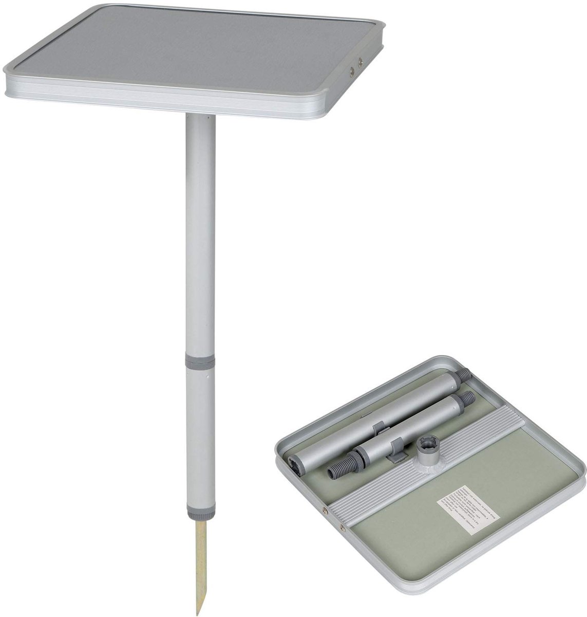 Mini Campingtafel Aluminium - Verstelbare Hoogte