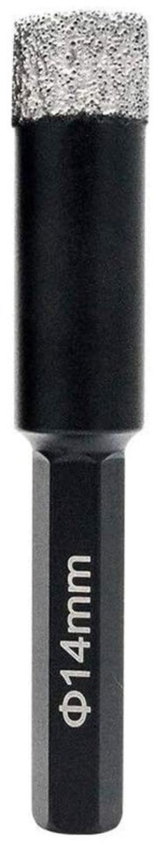 Diamant Boor 6mm voor Glas, Keramiek en Tegels - Zeskant, Droog Gebruik