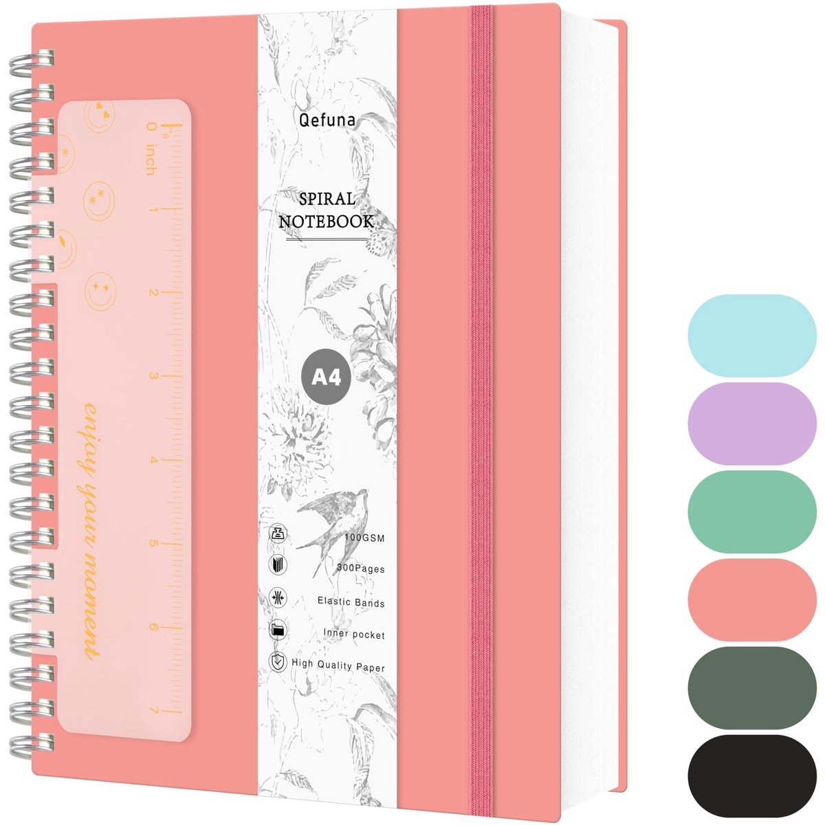 A4 Notitieboek - 300 pagina's - Roze