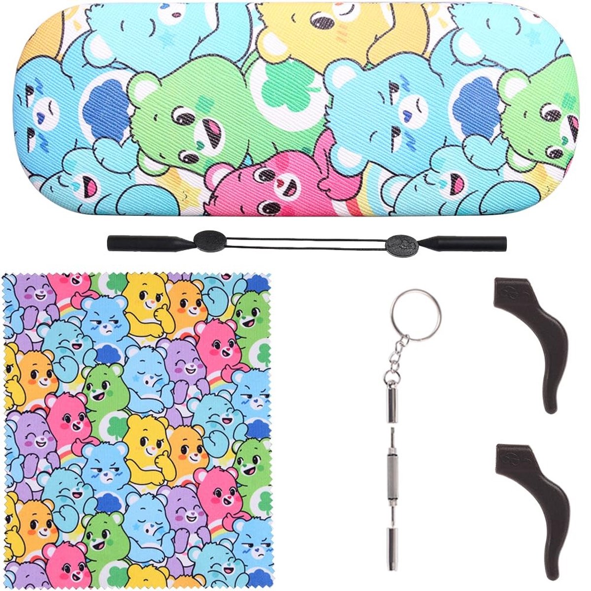 3-Pack Cartoon Bril Cases - Hard Shell voor Kinderen