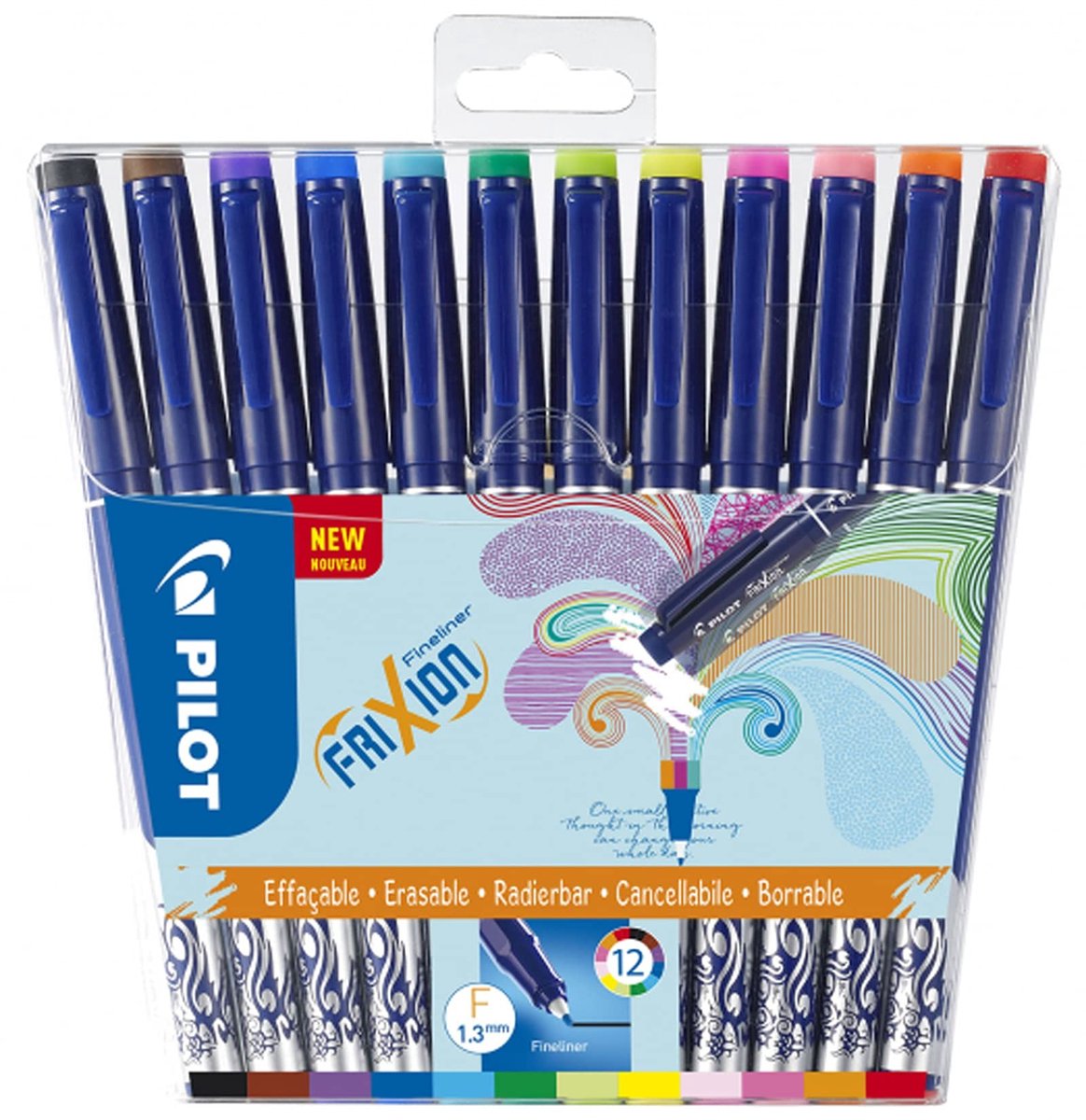 FriXion Erasable Pen Set - 12 Kleuren