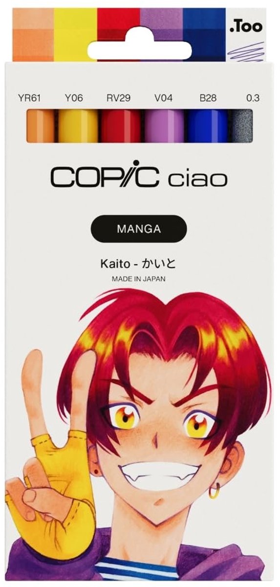 Ciao Set - 6 Markers en Multiliner