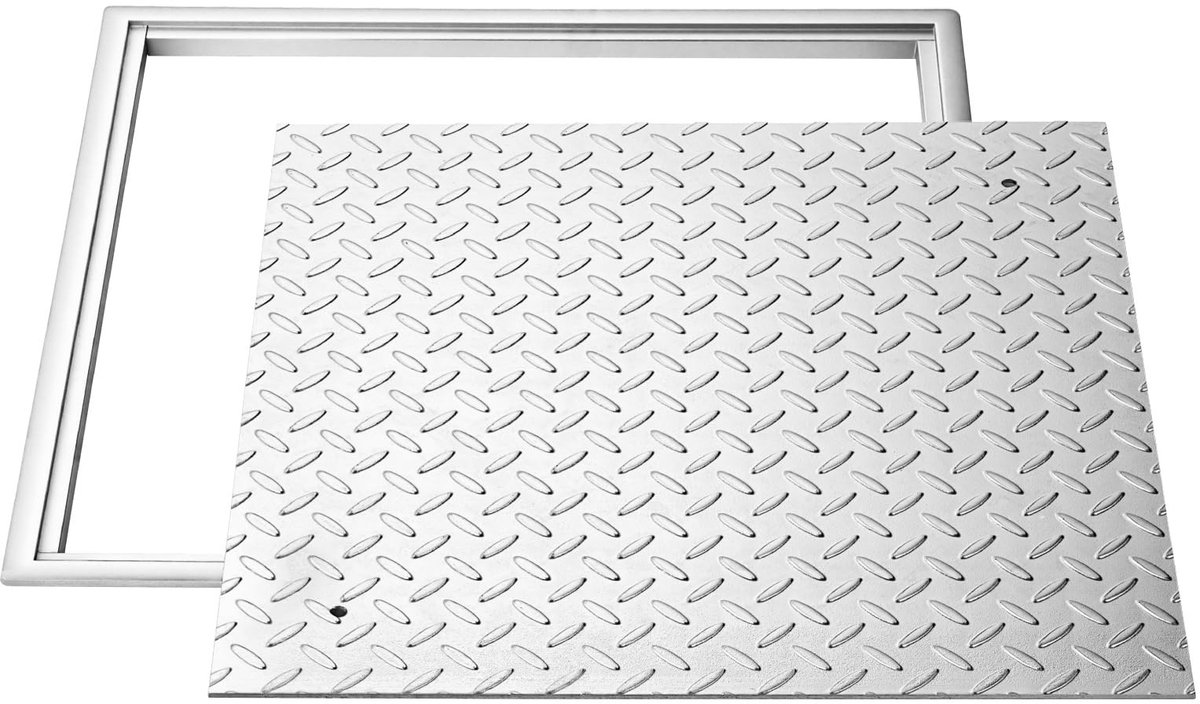 Walk-in Shaft Cover - Carbon Staal 500 x 500 mm