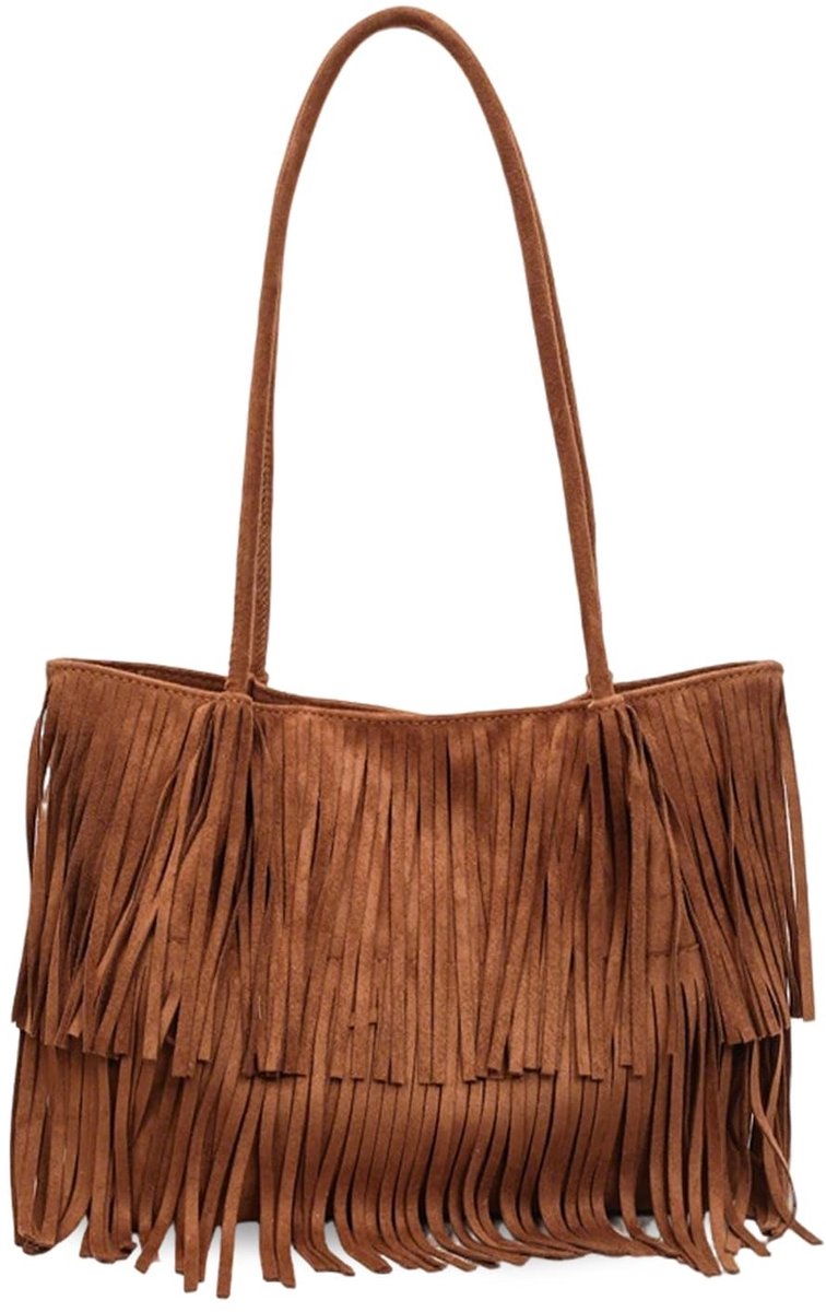 Boho Tote Bag - Fringes - Geschikt voor 13 inch laptop