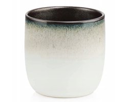 Polnix Vintage Serie - Keramische Bloempot - 13 cm - Beigemix - Retro Stijl