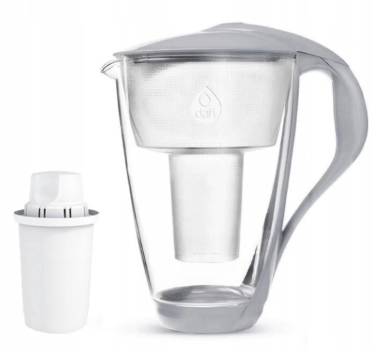 Dafi Crystal Serie - Waterfilterkan - 2l - LED Sensor - Ergonomische Handgreep