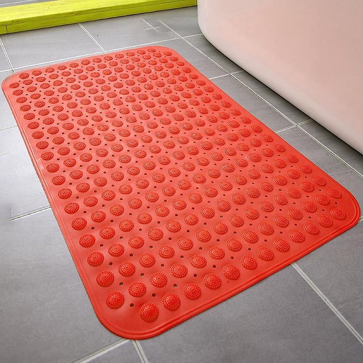 Badmat Antislip - Douchemat Rubber - Veilig Douchen - Met Zuignappen - 40 x 80 cm - Groen