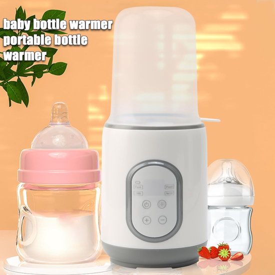 8-in-1 Snelle Flessenwarmer voor Baby - Draagbare Flessenwarmer met Timer en Automatische Uitschakeling - Snelle Verwarming en Moedermelk Ontdooiing — afbeelding 2
