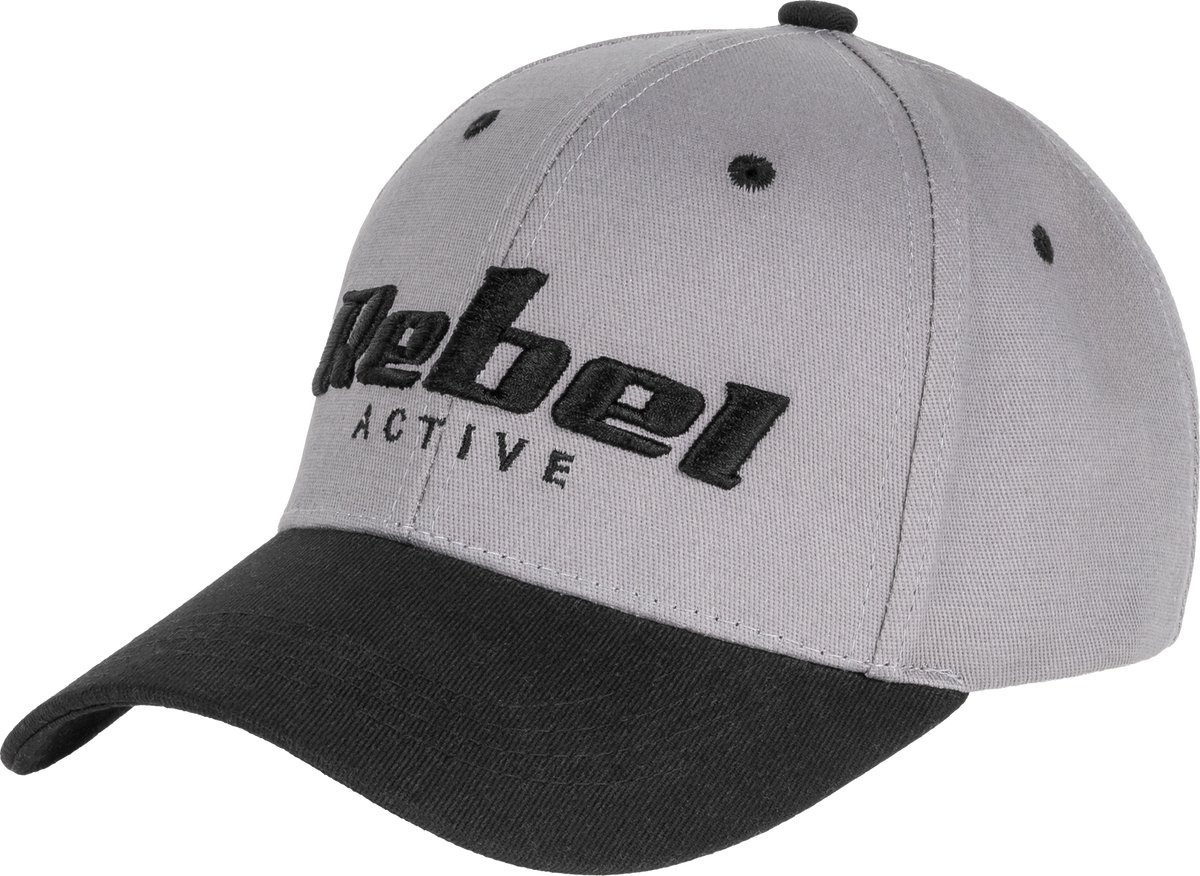 Rebel Active - Lichtgrijze Baseballcap - Maat S - Katoen