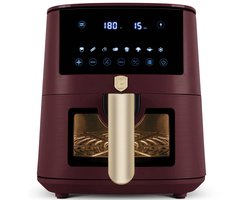 BerlingerHaus Airfryer XL Mat Bordeaux - met Kijkvenster - 5 Liter - 1400W