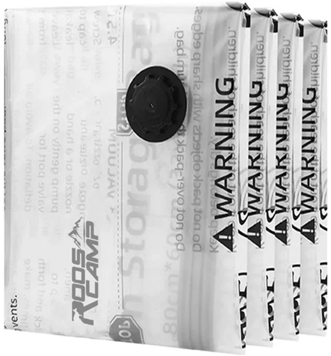 Rooscamp Vacuum Storage Bags Small M – Vacuüm Opbergzakken 70x50cm – Ruimtebesparende Opbergzakken voor Kleding, Dekens en Textiel – Herbruikbaar