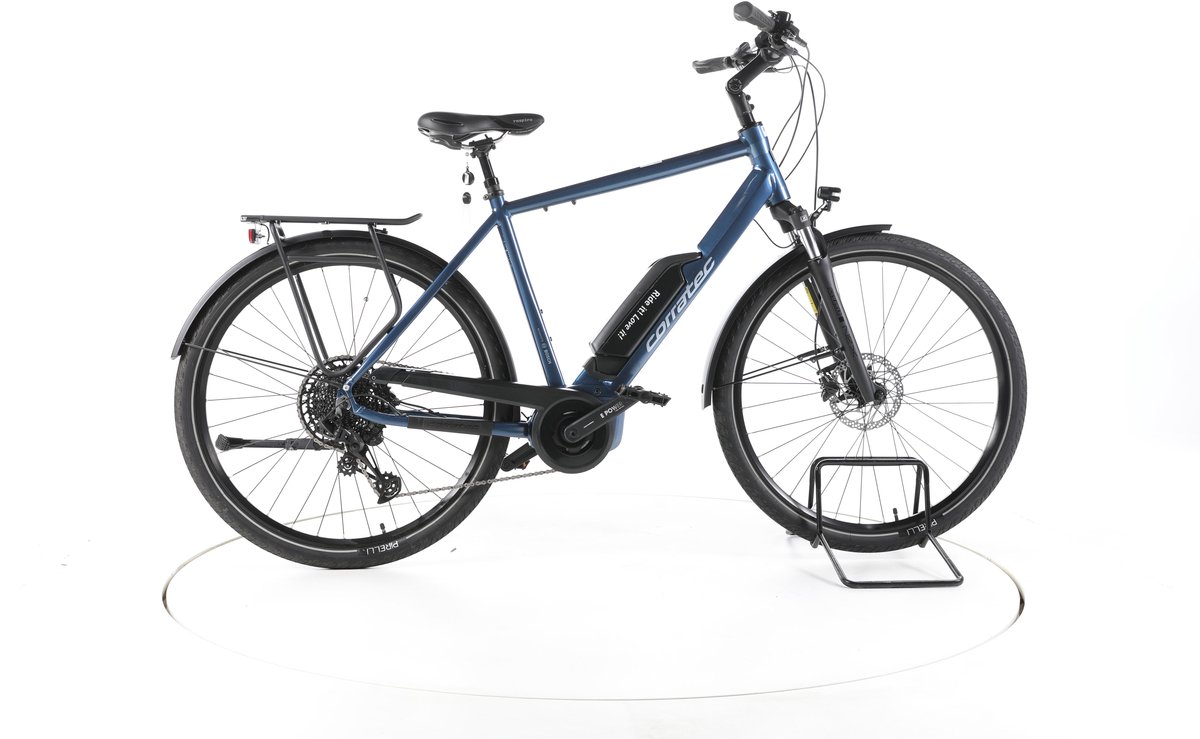 Corratec E-Power Urban 28 Elektrische trekkingfiets Bosch Accu 500Wh 29" blauw