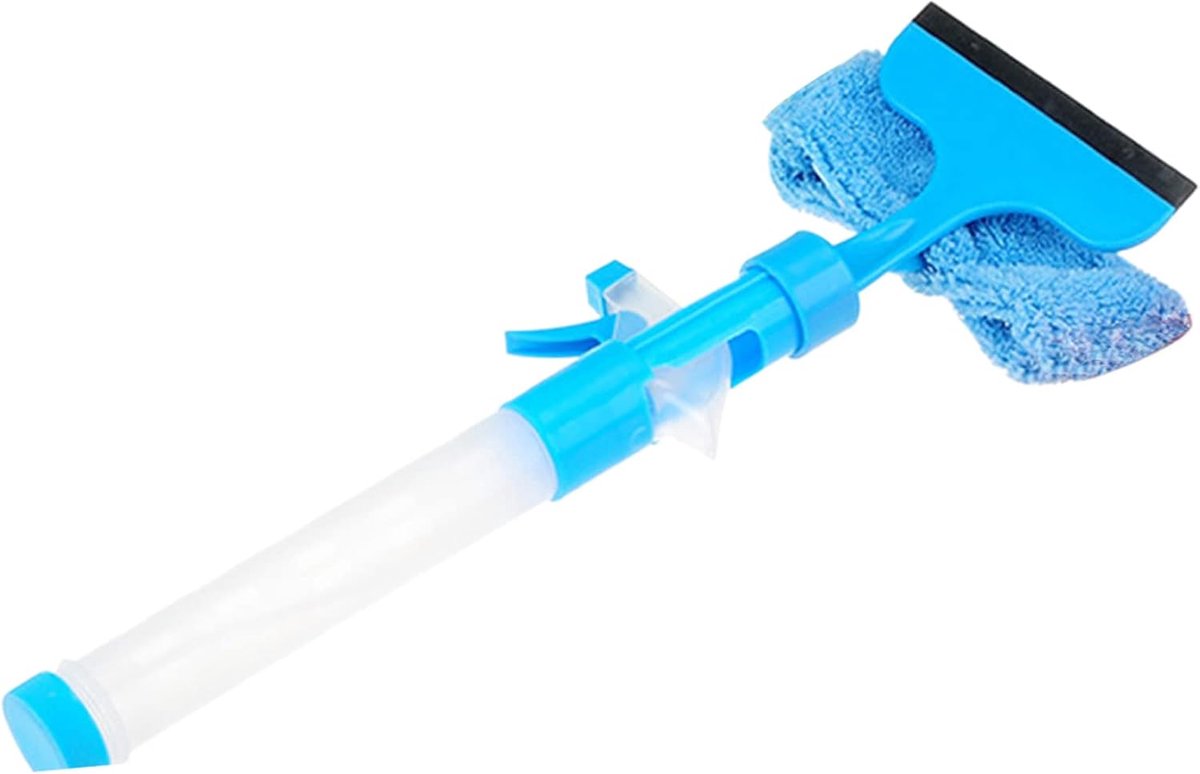 Raamwisser Schrobber - Douchewisser - Streeploos Reinigen - Dubbelzijdig - 28 cm - Groen