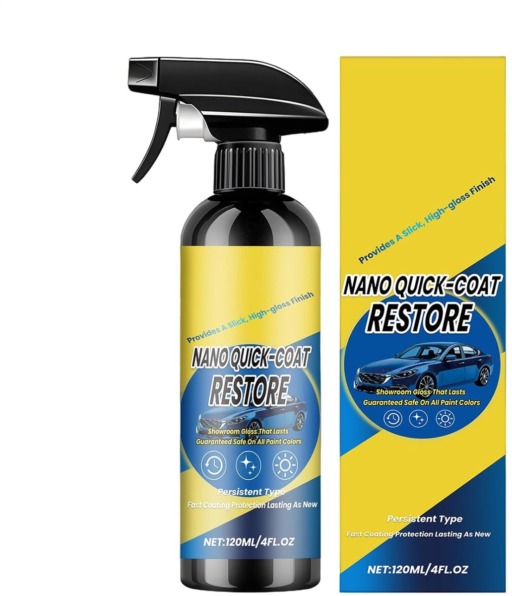 Keramische Coating Spray - Auto Bescherming - Voertuig Onderhoud - Hydrofobe Bescherming - 120 ml - Transparant
