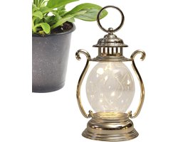Draagbare LED Lamp - Decoratieve Lantaarn - Gezellige Sfeer Creëren - Landelijk Lantaarn Design