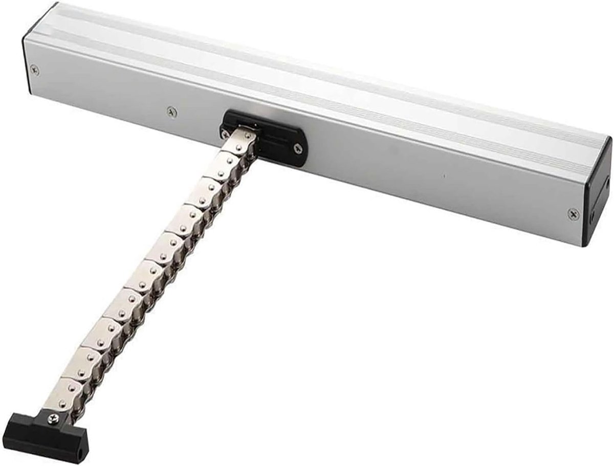 Automatische Raamopener - Slimme Ventilator - Eenvoudige Ventilatie - Dubbellaags Kettingontwerp - 400N Vergrendelkracht - Roestvrij Staal