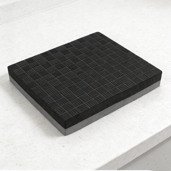 Blender Antislip Mat - Trillingsdemper Keukenapparaat - Keukenapparaten Stabiliseren - Schokabsorberende Geluidsreductie - 30x25x4 cm - Zwart-grijs van Blender — afbeelding 3