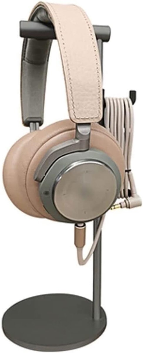 Headset Houder - Hoofdtelefoonstandaard Bureau - Bureau Organisatie - Aluminiumlegering Materiaal - 1.3 kg - Zwart