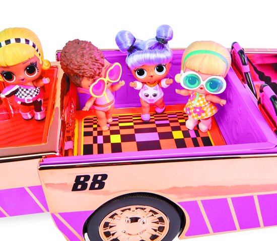 LOL Surprise! Car-Pool Coupe – Met exclusieve pop, verrassend zwembad en dansvloer, een cadeau voor kinderen vanaf 4 jaar — afbeelding 3