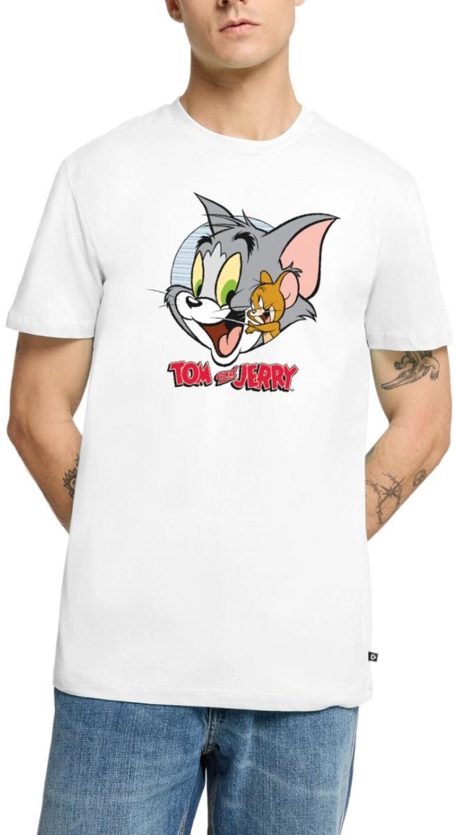 Tom En Jerry Knuffelig Premium T Shirt Heren