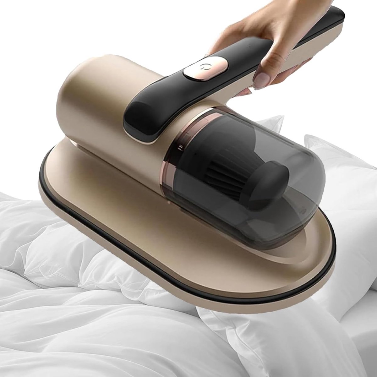 Matras Stofzuiger - Handheld Stofzuiger - Meubels Reinigen - 10kPa Zuigkracht - 68W - Goud
