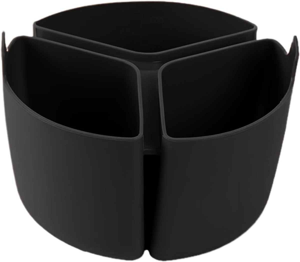 Slowcooker Voering - Stoofpot Bakjes - Maaltijden Bereiden - Drie Vakken - 18 x 12 cm - Zwart