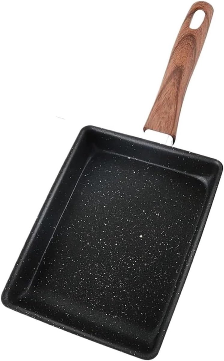 Omeletpan - Koekenpan Gebakken Ei - Ontbijt Maken - Antiaanbaklaag - Niet gespecificeerd - Zwart