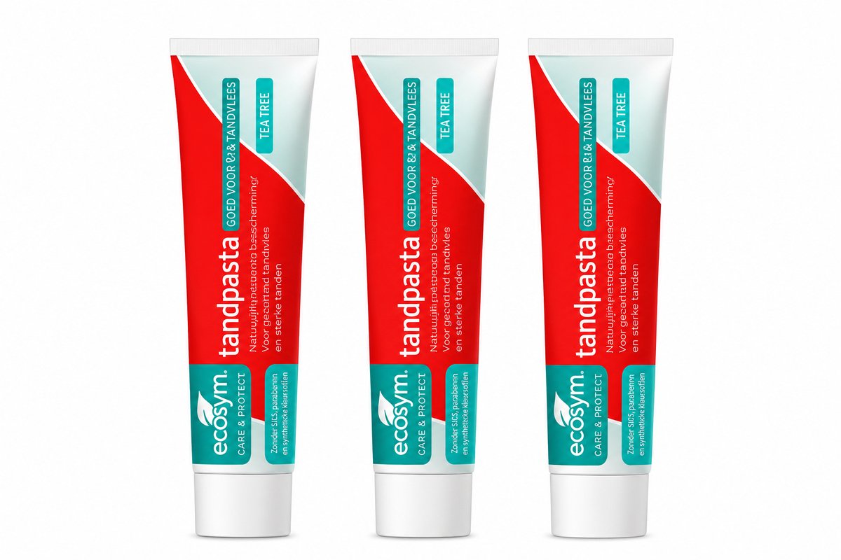 3x Ecosym Tandpasta Gebitsprothesen 75 ml