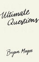 Boekomslag met de titel "Ultimate Questions" en de naam "Bryan Magee" in zwarte sierlijke letters op een crèmekleurige achtergrond.