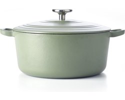 BK Bourgogne Braadpan Gietijzer 24cm/4.2l - inductie braadpan - gietijzeren braadpan -…