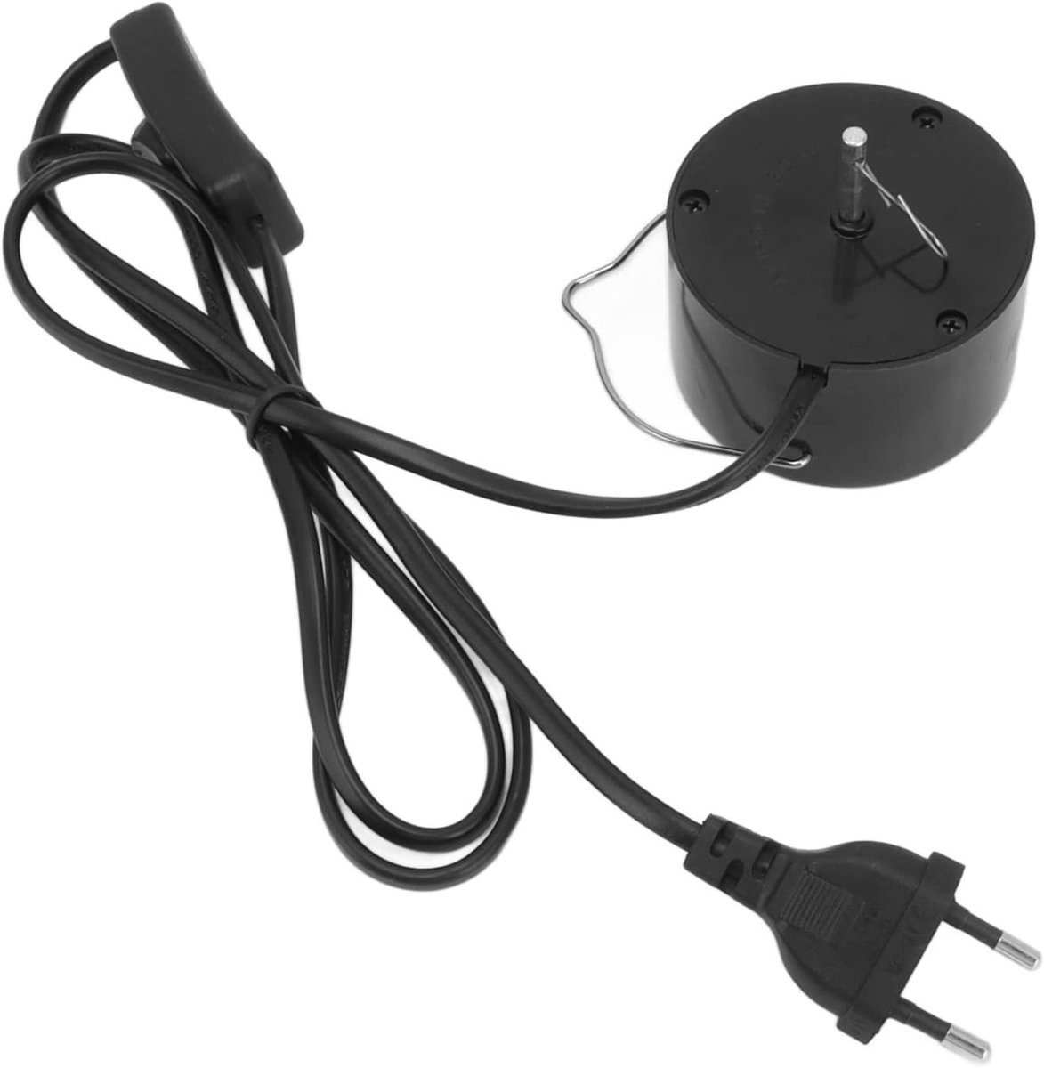 Draaimotor voor Hangdecoratie, 30 rpm, Geschikt voor Windspinner en Windbel, Plastic, 6.5x4cm, Tot 3kg Laadvermogen, Ideaal voor Binnen en Tuin