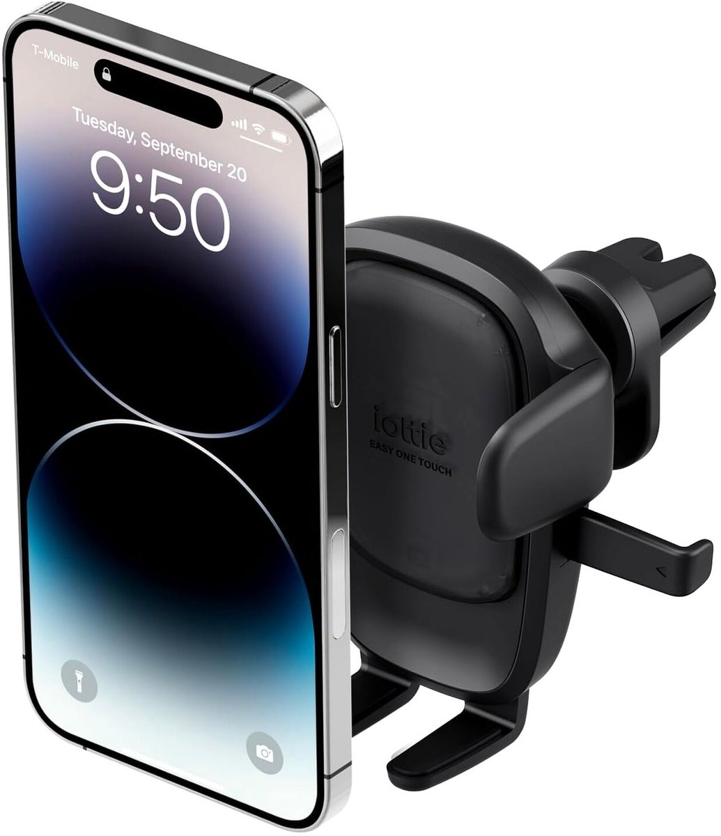 iOttie Easy One Touch 6 Autohouder voor Ventilatierooster – Universeel & 360° Draaibaar