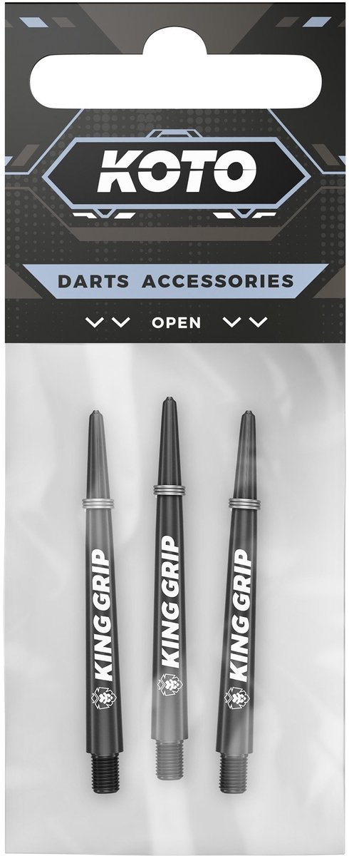 KOTO King Grip Black - Dart Shafts Short