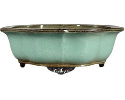 Bloemenpot Grote Paarse - Plantenbak Zandplanter - Planten Decoreren - Ademend Vochtvasthoudend - 36x36x12.5 cm - Paars