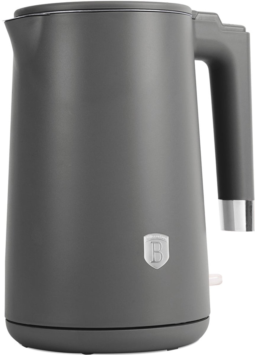 BerlingerHaus Waterkoker Dubbelwandig Mat Antraciet - 1.7 Liter - 1800W