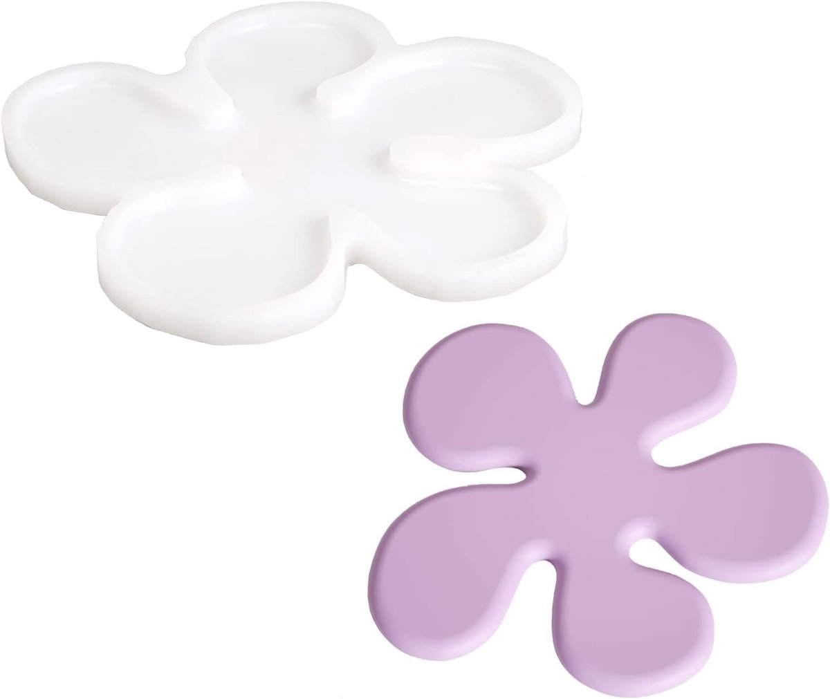 Bloemen Betonmal - Hars Schaal - Handwerk Maken - Flexibele Siliconen - 28.5 cm - Niet gespecificeerd