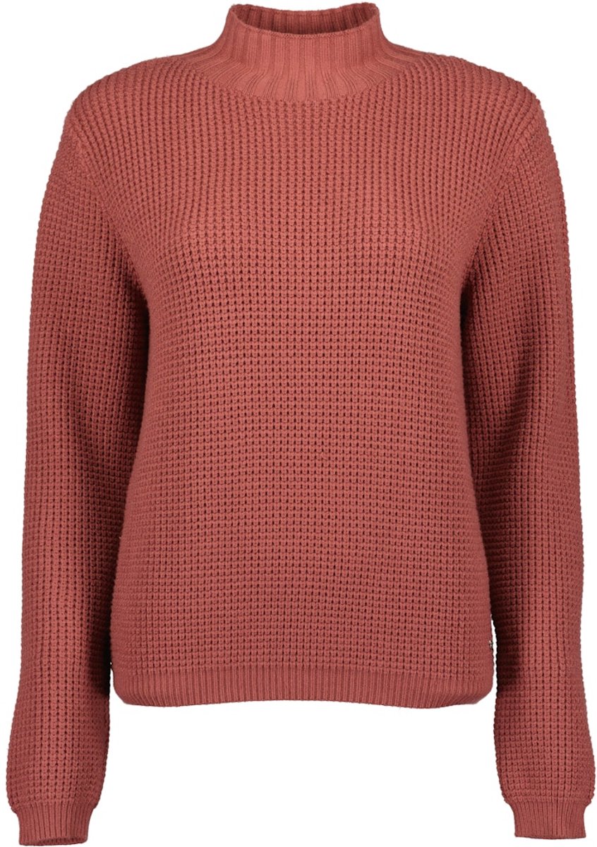 Blue Seven - dames - Trui 248178 rood opstaande kraaag Blue Seven - maat 44