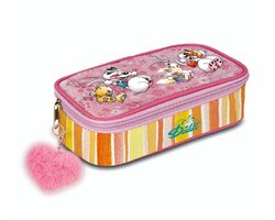 Diddl - etui - pennebox met sleutelhanger - Diddlina in roze