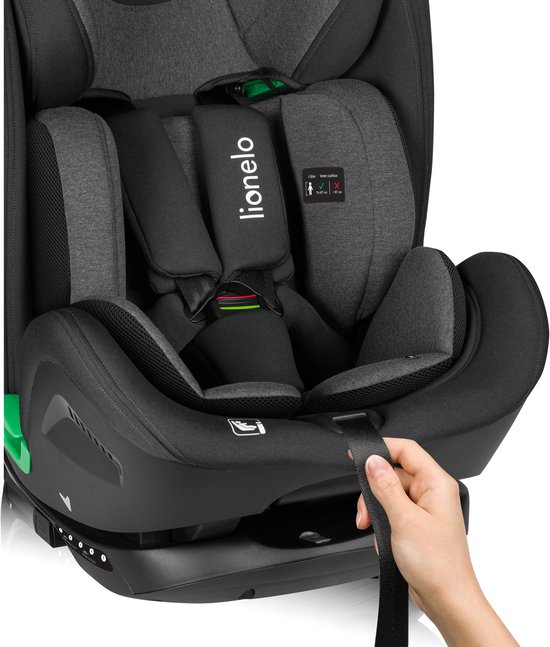 Lionelo Harper- i-Size Autostoeltje - 9-36kg - 76-150cm - Isofix - TopTether van LIONELO — afbeelding 2