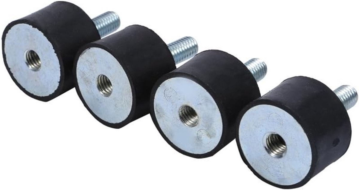 Rubber Schokdemper voor Geluiddemping, Anti-vibratie Onderdelen voor Compressoren en Motoren, Set van 4 voor Auto en Boot