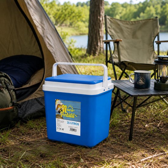 CM Iceberg koelbox - 25L - kunststof - blauw - 37 x 25 x 37 cm van CM — afbeelding 2