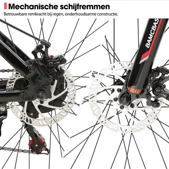 HILAND Rockford Mountainbike - MTB 27.5 inch - 21 Versnellingen - Unisex - Aluminium van Hiland — afbeelding 5